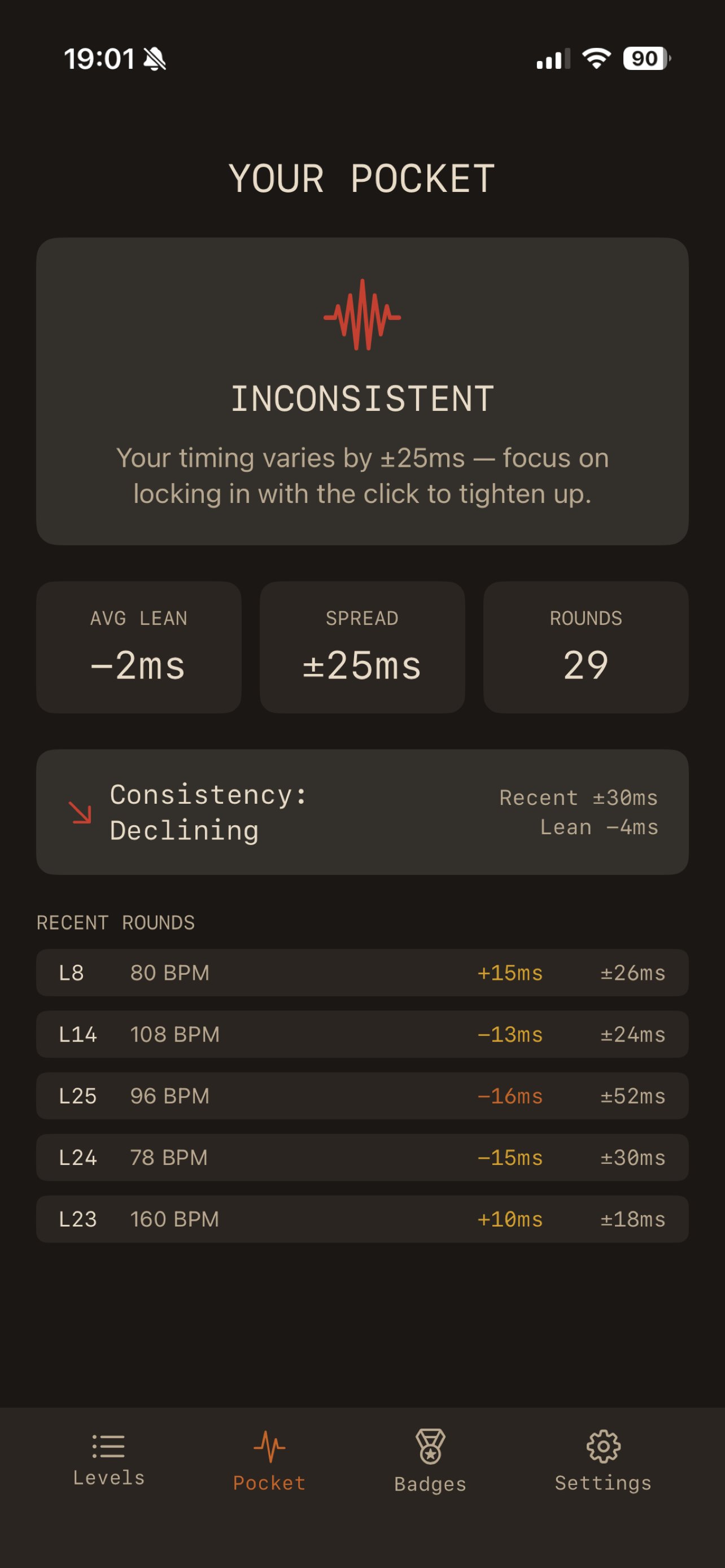 PocketGroove - skjermbilde 6