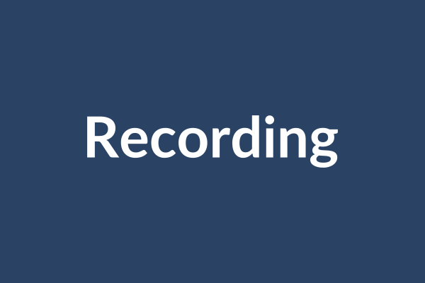 Innspilling i studio